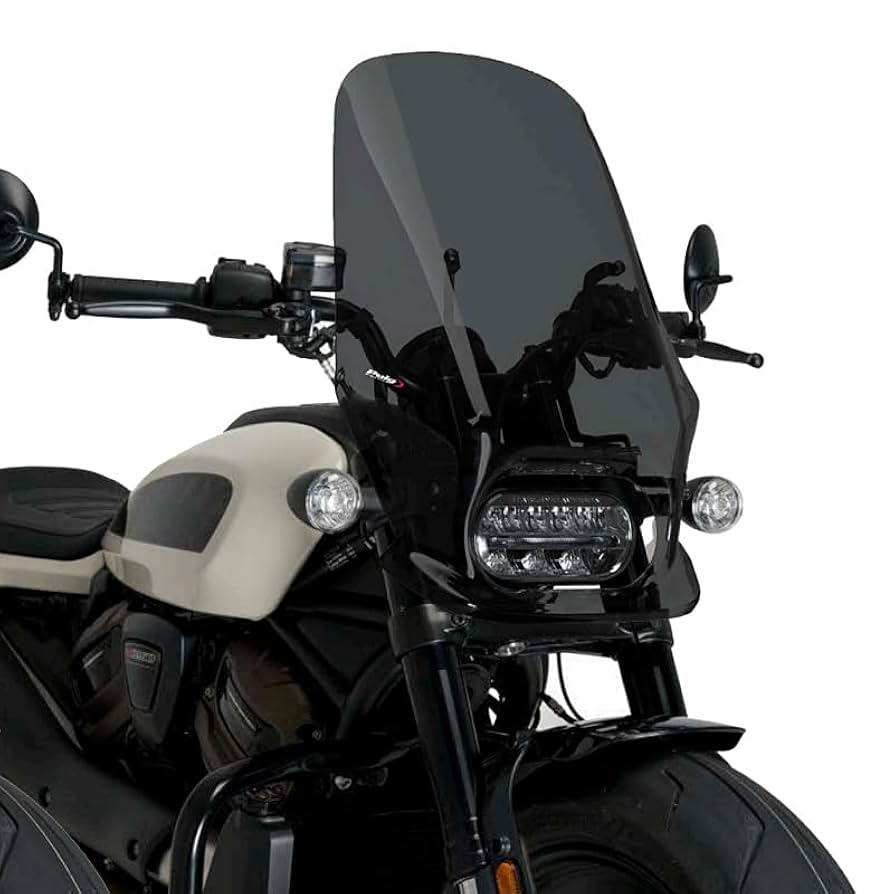 Puig ブラックカウル ダークスモークウィンドシールド付き　スポーツスターＳ CL250/CL500 スクリーン スポーツ ダークスモーク Puig | バイク